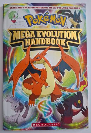 Knižka pokémon "mega evolution handbook", 
