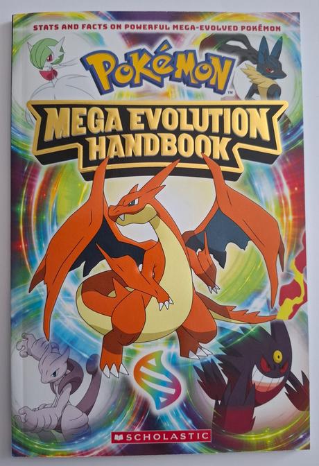Knižka pokémon "mega evolution handbook", 