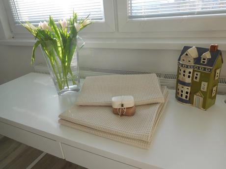 Vaflová bavlna - uteráky-140 x 70 cm, nové, 