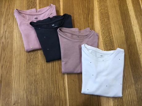 Trička h&m dlhy rukav, h&m,110