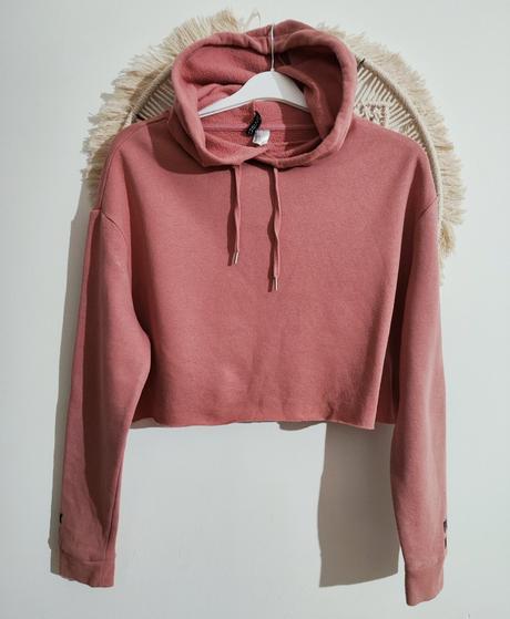 Crop mikina, h&m,m