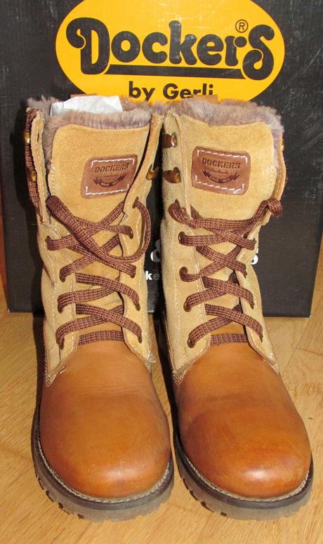 Teple kozene cizmy dockers, c. 40, 40
