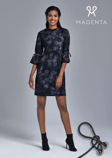 Šaty magenta, s