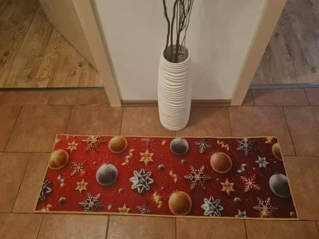 Vianočný koberec - behúň,