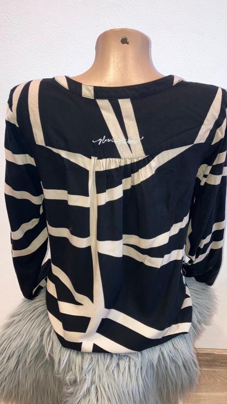 Dámska blúzka krémovo čierna, street one,xs