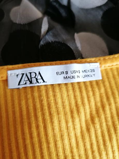 Vrúbkovaný sveter, zara,s