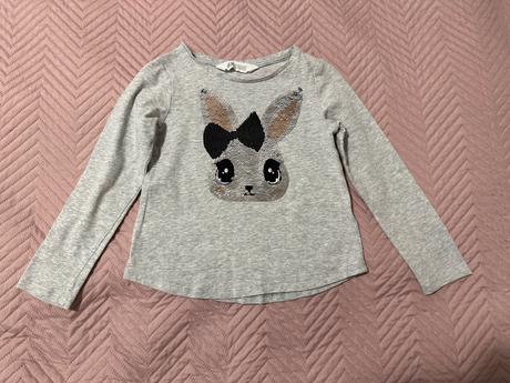 Dievčenské tričko, h&m,110