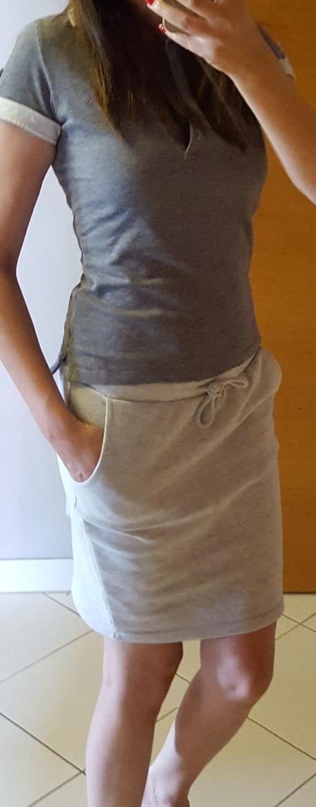 Sivá sukňa gate, gate,s