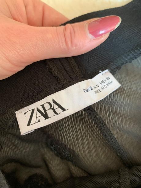 Priesvitné nohavice na plavky, zara,s