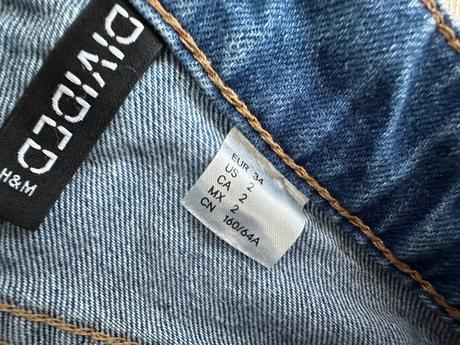 Riflové kraťasy, h&m,34