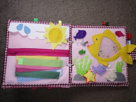 Šitá kniha quiet book,