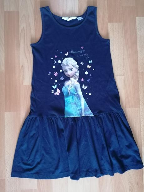 Šaty frozen hm (8-10.rok.), h&m,134