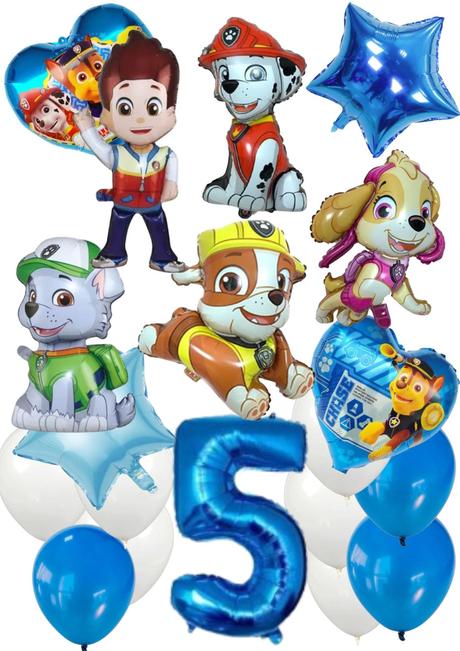 Balóny tlapky/ labková patrola- až 15/16/17/18/19/, 