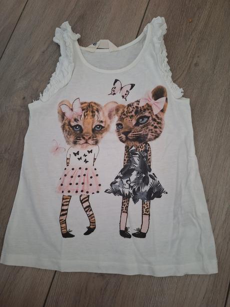 Rozkošne ľahúčke tielko, h&m,104