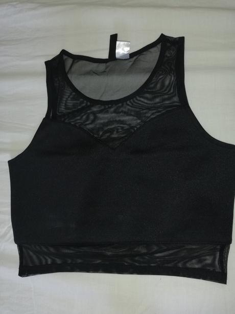 Krátky top, h&m,s