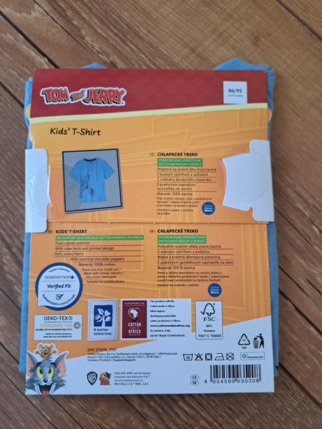 Tričko, lupilu,86 / 92