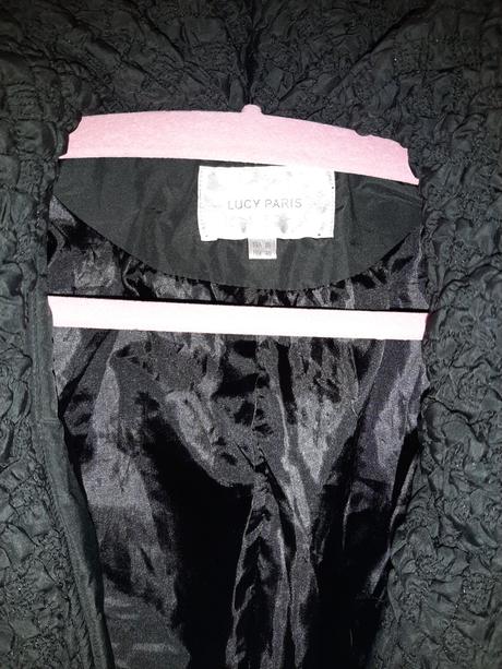 Čierna vetrovka lucy paris, m