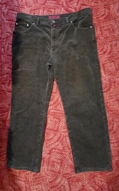 Mencestrove nohavice olivove pierre cardin xxl, xxl