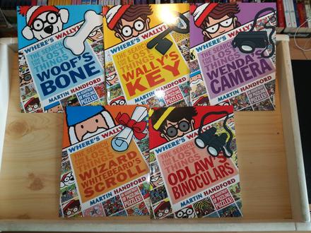 Where is wally - search books x 5, 