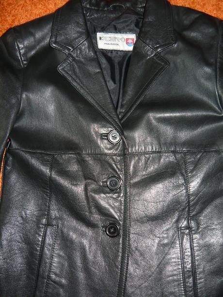 Dámsky kabátik k-cero pravá koža, s