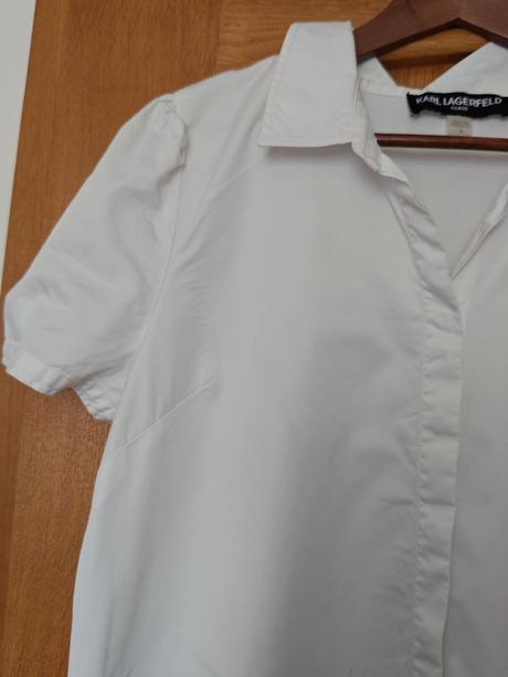 Karl lagerfeld originál bavlnené koselove šaty, xl