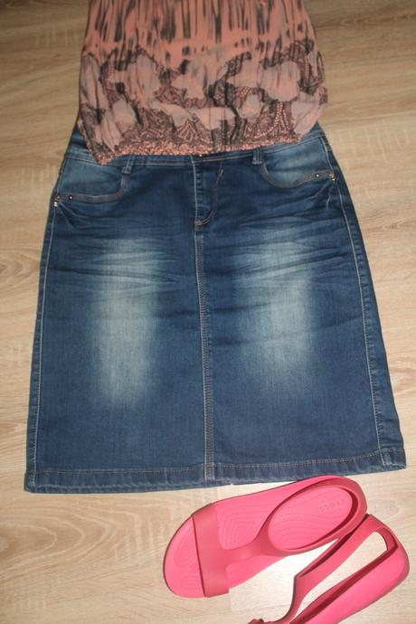 Riflová sukňa s/m/29, m