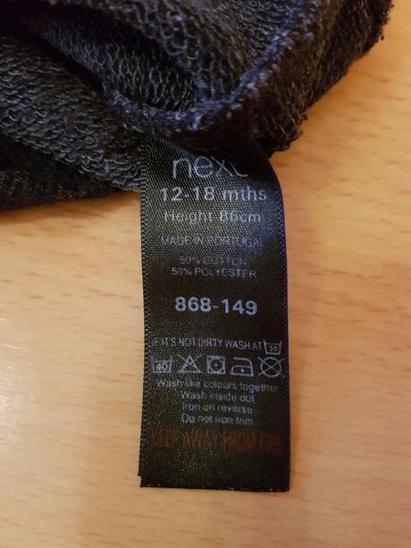 Detská mikina zn. next, veľ. 12-18 mes., next,86