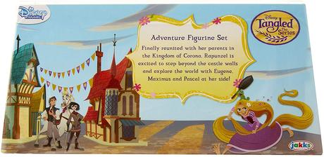 5-dielny set figúriek rapunzel / zlatovláska,