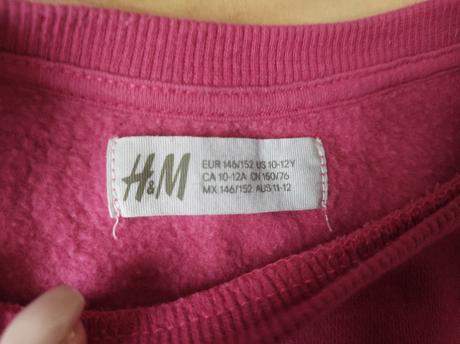 Predĺžená mikina 146, h&m,146