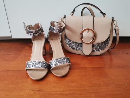 Letné sandálky + kabelka, 38