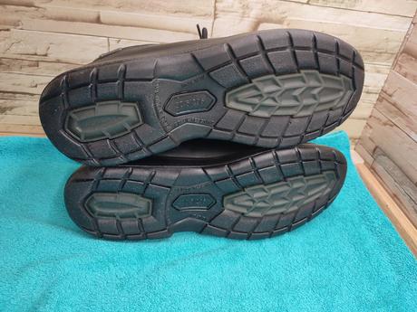 Prabos 46 - čierne kožené gore-tex topánky, 46