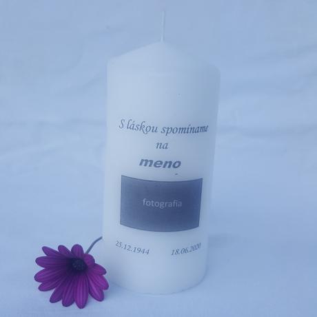 Spomienková sviečka,