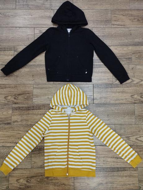 2x mikina, h&m,134