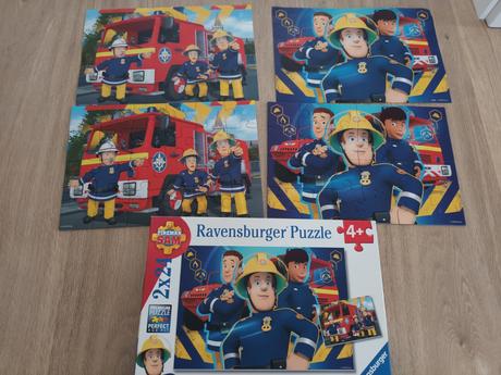 Puzzle požiarnik sam,