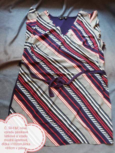 Šaty veľ. 50, f&f,50