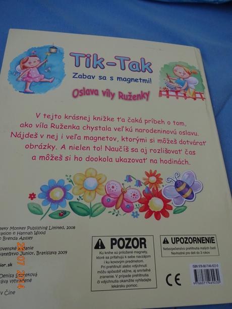 Knizka s magnetkami pre najmensich,