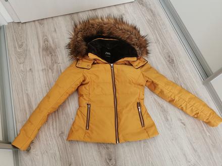 Nádherná teplučká zimná bunda zara, veľ.m, zara,m