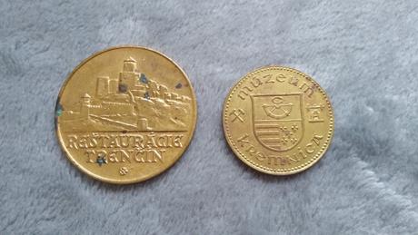 Minca koruna peniaze staré slovenské halier, 