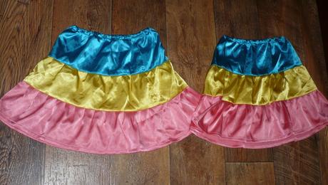 Sukňa farebná 6ks 110- 122, 110