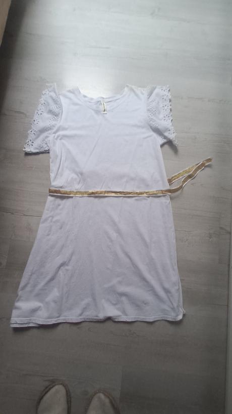 Biele šaty alebo tunika m-l, m