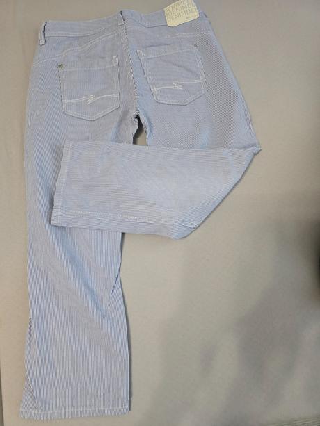 Dámske nohavice pod koleno, denim,s