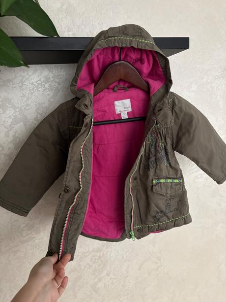 Jarna predlzena bunda kabat next velkost 92, next,92