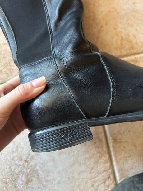 Kožené čižmy -36, 36