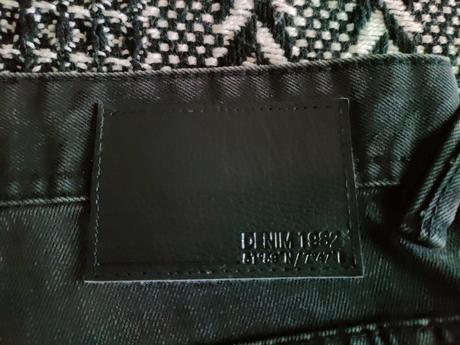 Pánske čierne rifle zn. denim 1982 "e", denim,40