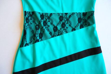 Dámske tyrkysové šaty, veľkosť s, s