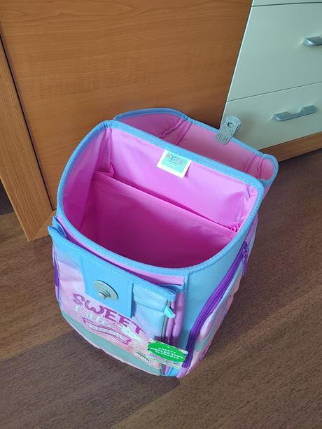 Školská aktovka oxybag - axelotl + peračník,vrecko,