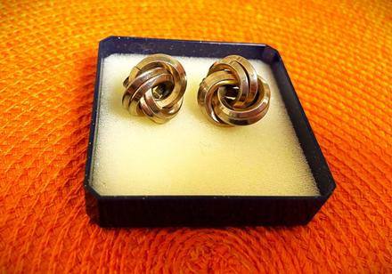 Náušnice uzly /klipsne, 