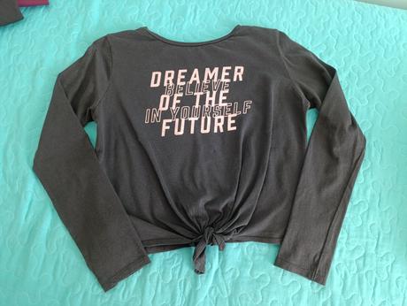 Tričká s dlhým rukávom 4ks, h&m,146