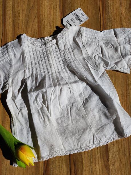 Next ricko, bluzka, topik s krajkou, next,86