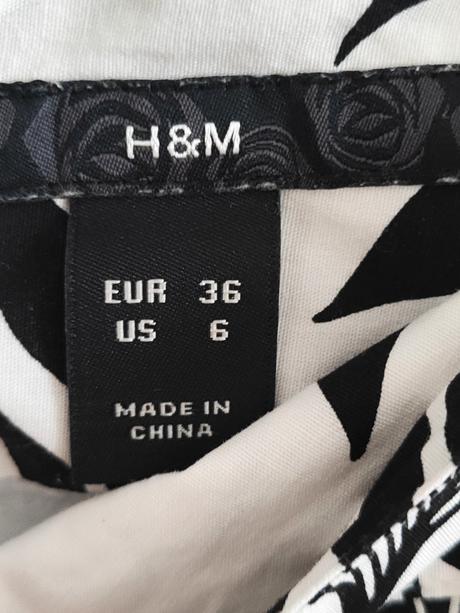 Sukňa po kolená, h&m,s